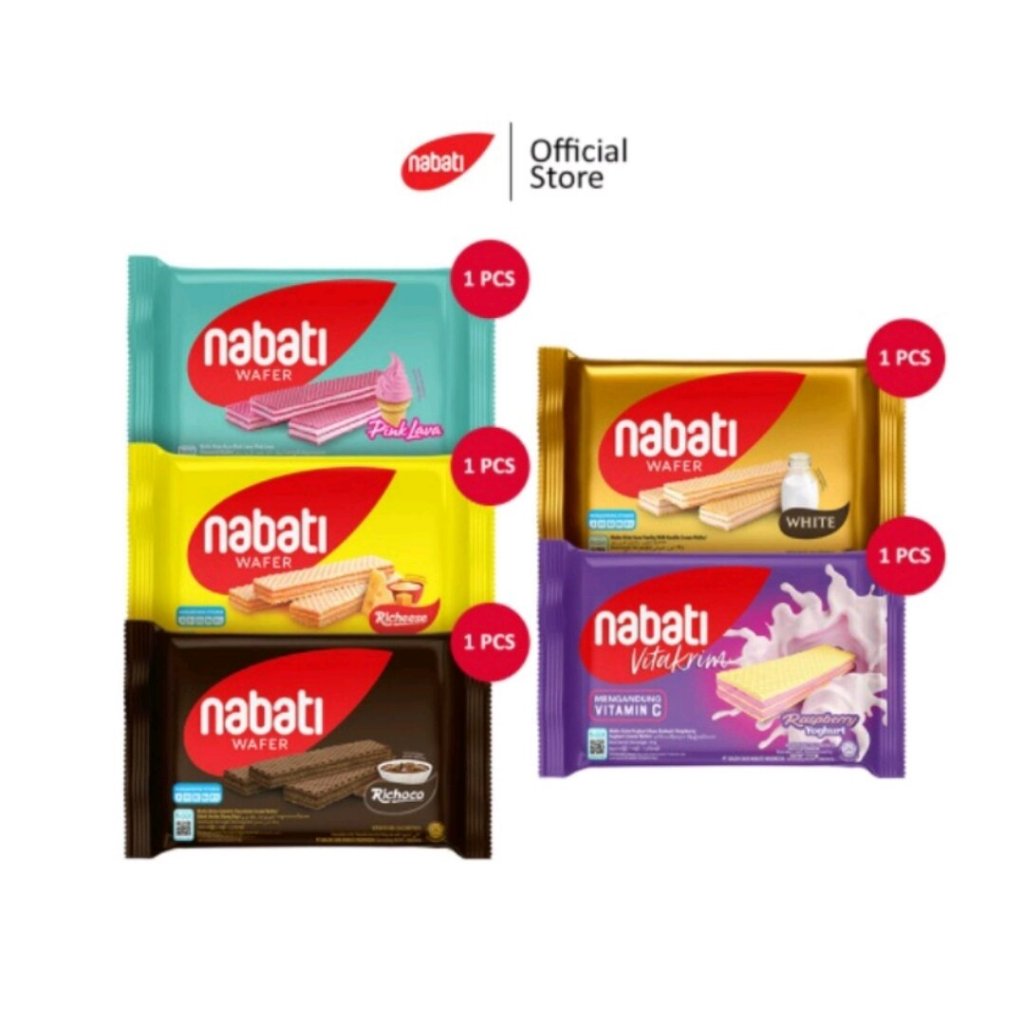 

WAFER NABATI 2000 / SNACK WAFER RICHEESE / RICHOCHO 46GR - ECER 2000