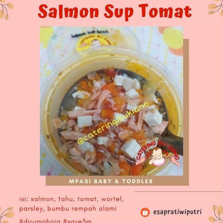 

☄️NEW✨ Salmon Sup Tomat Catering MPASI Bayi FROZEN