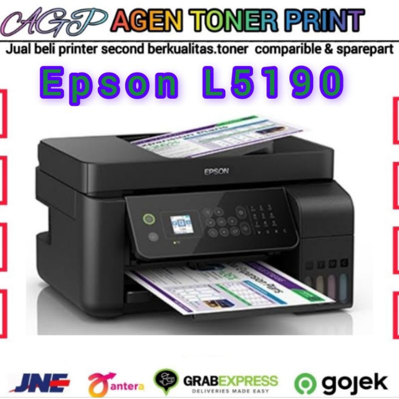 Printer Epson L5190 All In on Multifungsi Print ADP F4 WiFi Secand