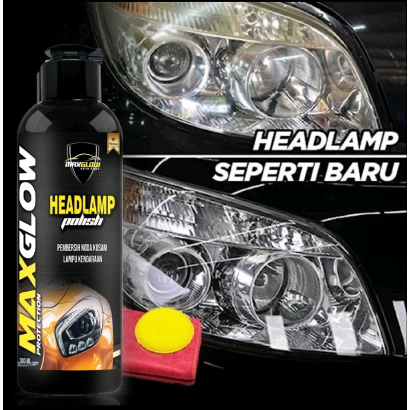 TUI Headlamp Polish Pembersih Lampu Mobil Pembersih Kaca Lampu Mobil yang Buram Kuning Kusam