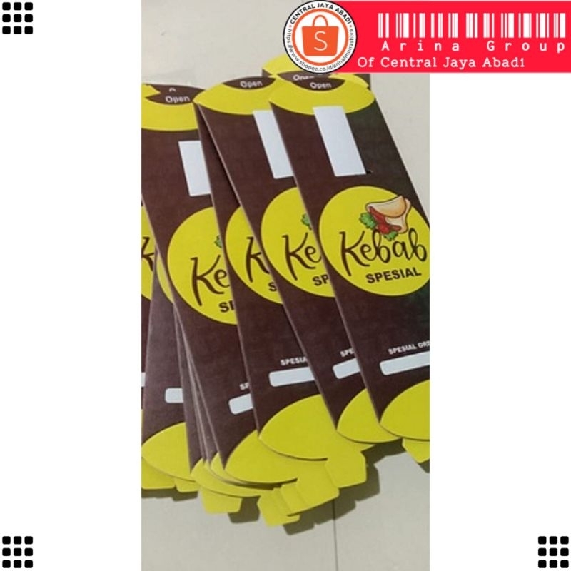 

50 LEMBAR KERTAS KEBAB TARIKAN BAHAN IVORI PUTIH UKURAN 24 × 9,2 CM HIGH QUALITY TEBAL PRODUK TERBARU | KOTAK KEBAB IVORI PUTIH KEKINIAN | DUS KEBAB VIRAL TIKTOK | KEMASAN KEBAB | BOX KEBAB 50 PCS MURAH | CENTRAL JAYA ABADI | ARINA SHIVA GROUP 6312