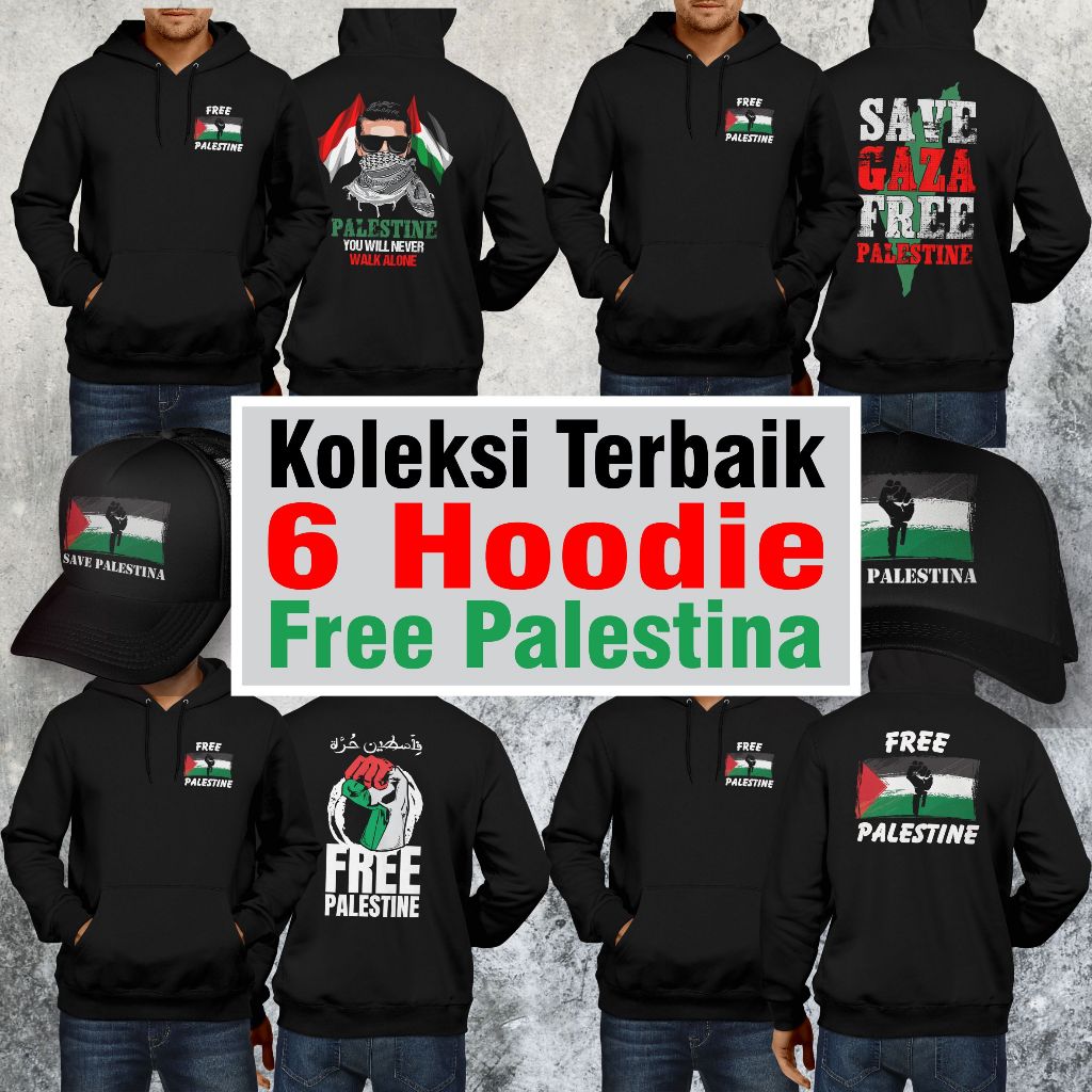 Hoodie Palestina, Hoodie Free Palestina, Sweater Palestina, Jaket Palestina