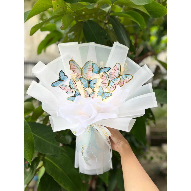 buket kupu kupu led