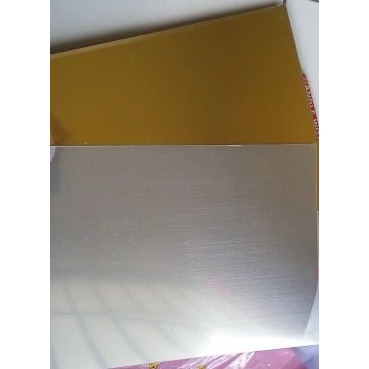 

Gravoply /Gold&Silver/Hairline/Bahan Name Tag/30X40Cm Tebal 1.5Mm