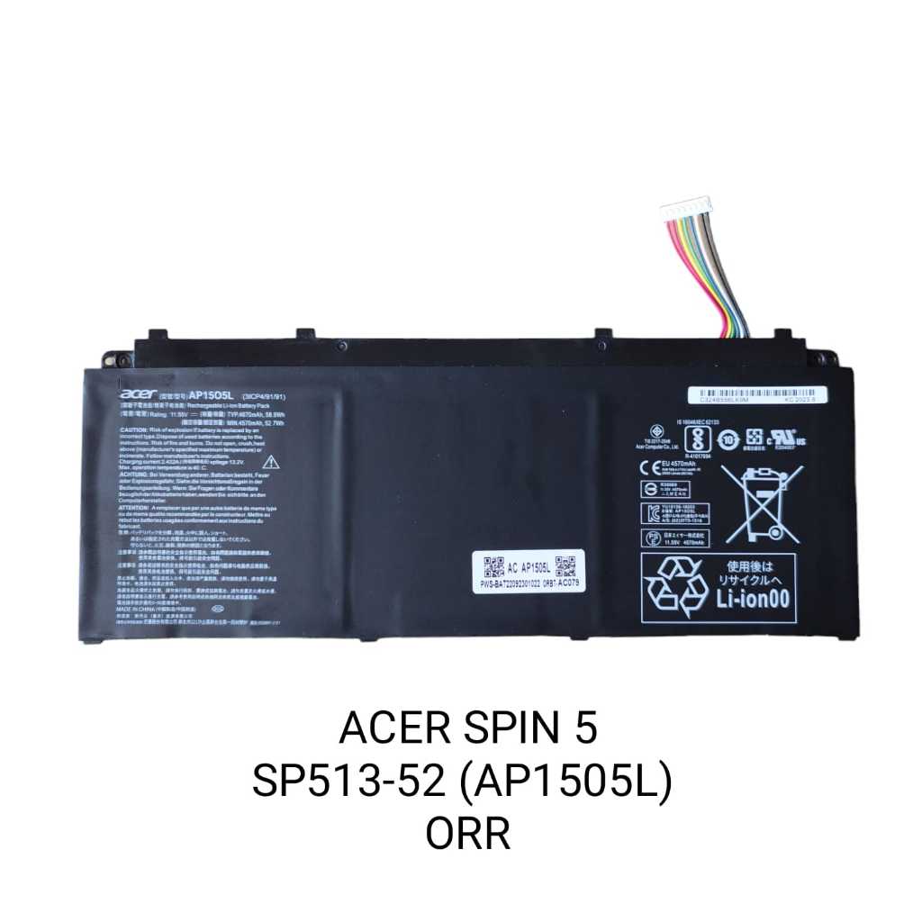BATERY ACER SPIN 5 SP513-52 (AP1505L)ORR