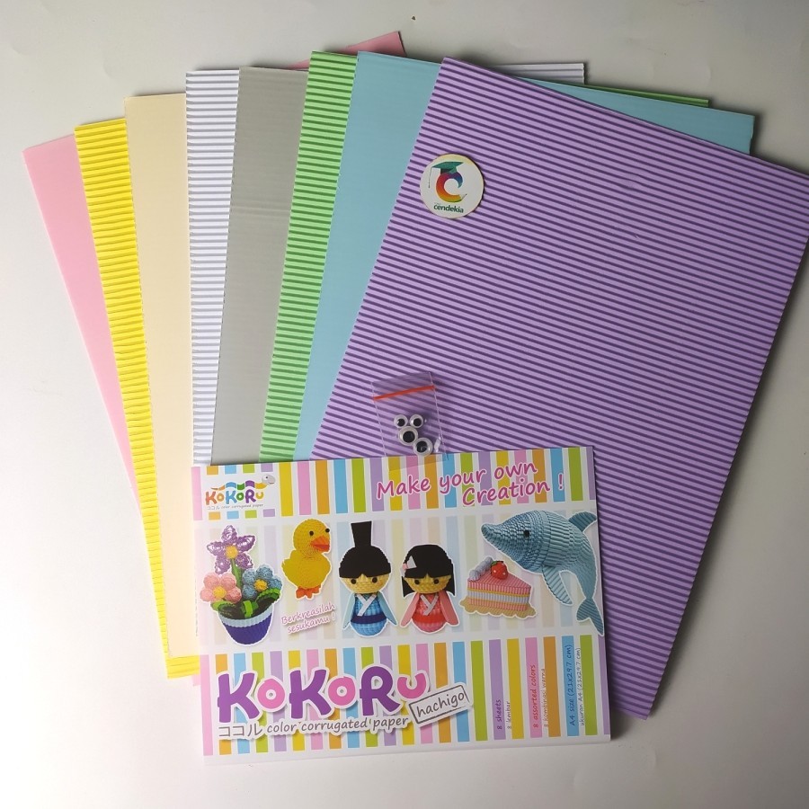 

Kertas KOKORU A4 Hachigo Warna Pastel