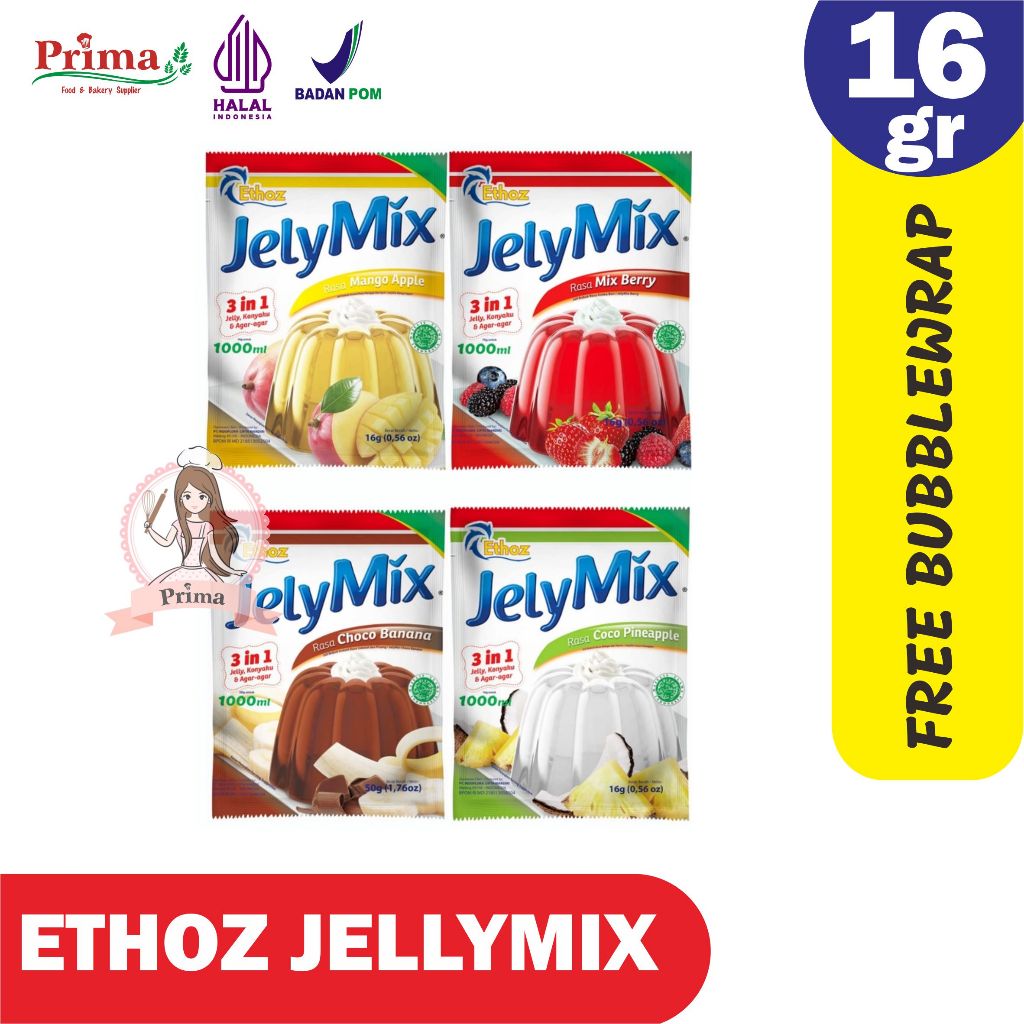 

Jelly powder - Ethoz jellymix 16gram