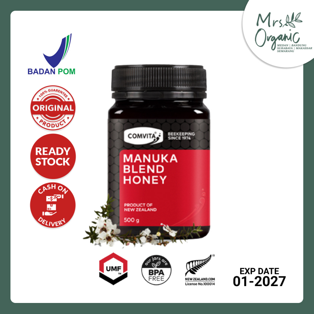 

Madu Manuka Covid Maag Honey Comvita Murni Alami Blend 500 gram
