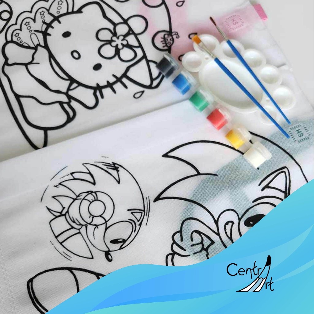 

DIY Coloring Tote Bag set