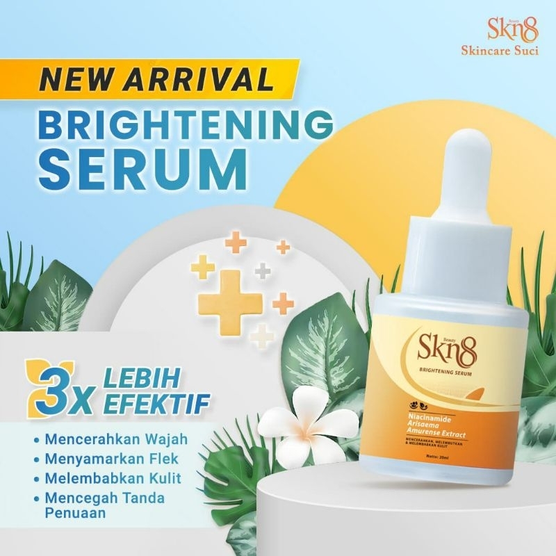 PROMO SERUM PENCERAH SKN8 BEAUTY SKINCARE ALAMI + PROBIOTIK PERAWATAN KULIT