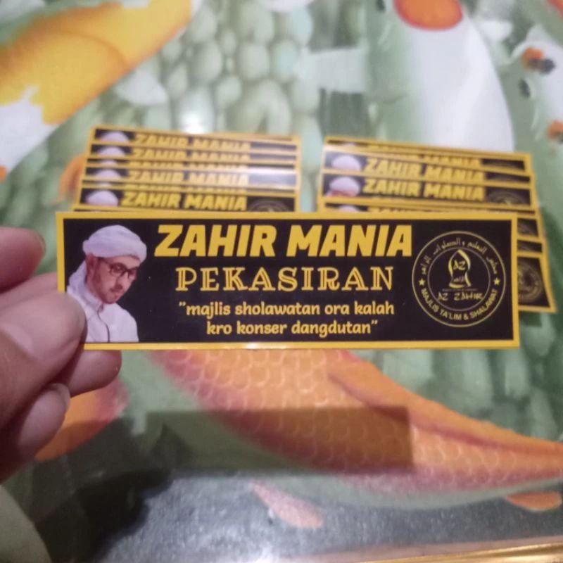 

(Minimal Order 5pcs) Stiker Zahir Mania Vinil Dan hologram