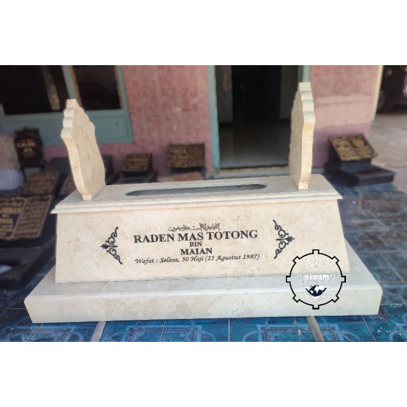 KIJING MAKAM MATARAM BATU MARMER/KIJING MARMER MURAH/KIJING BATU GRANIT/NISAN MAKAM MARMER