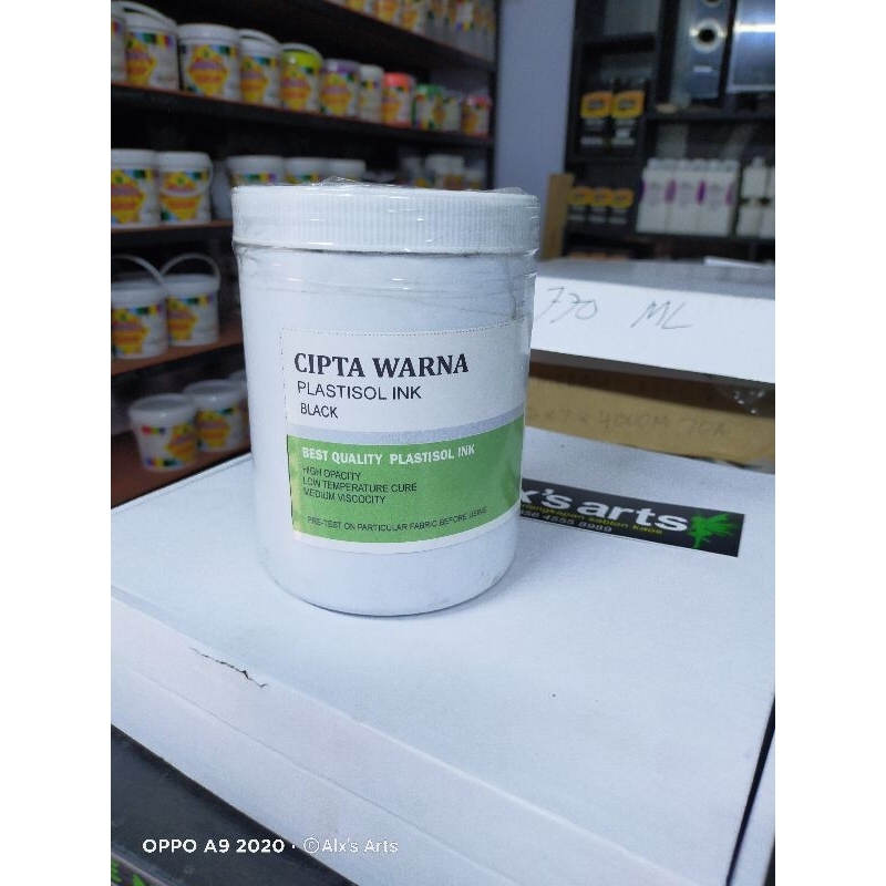 

Tinta Plastisol Tailan Black Cipta Warna