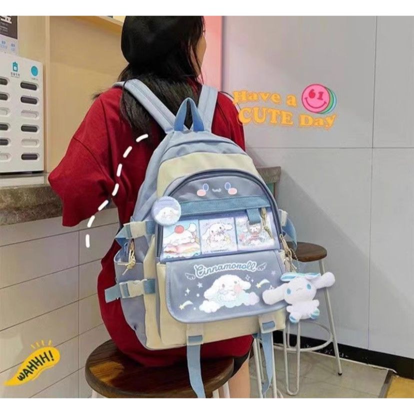 TAS RANSEL WANITA SEKOLAH CINAMOROLL