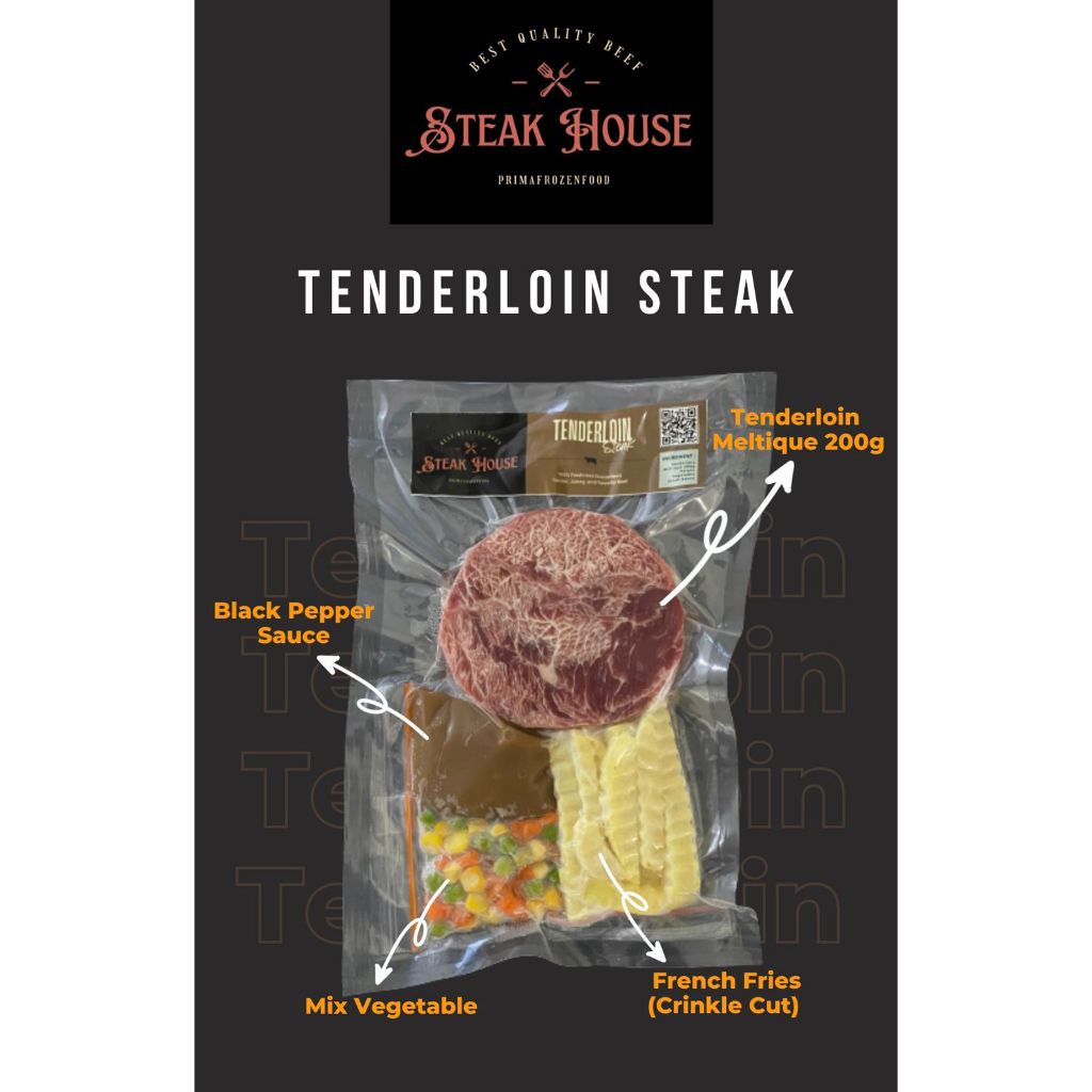 

Tenderloin STEAK 200g (Mushroom Sauce)