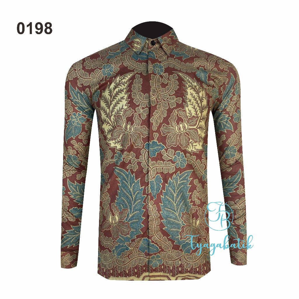Kemeja Batik Slimfit Lapis Furing Premium 0198 Tyaga Batik