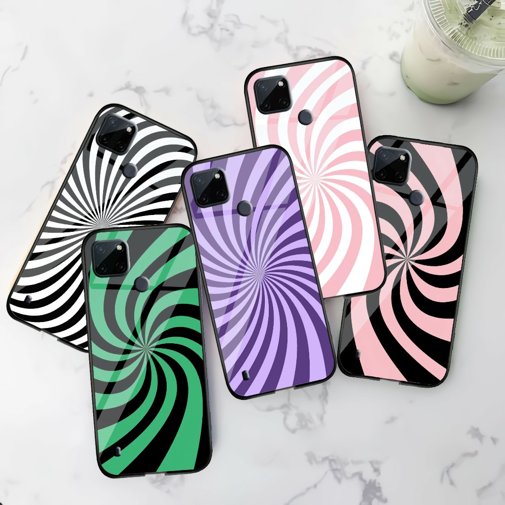 Case Kaca Realme C11- Kesing Hp Realme C11  - Case Kaca Kilau Realme C11 - Case Realme C11 (GC143)