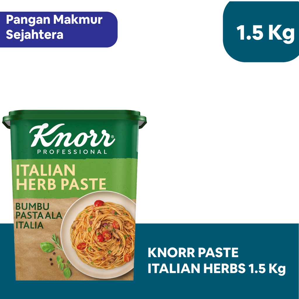 

KNORR - ITALIAN HERBS PASTE / BUMBU PASTA ALA ITALIA 1.5KG