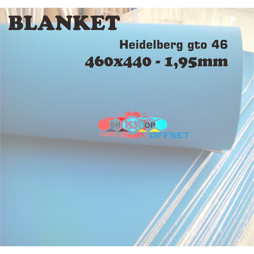 Blanket mesin cetak offset gto 46