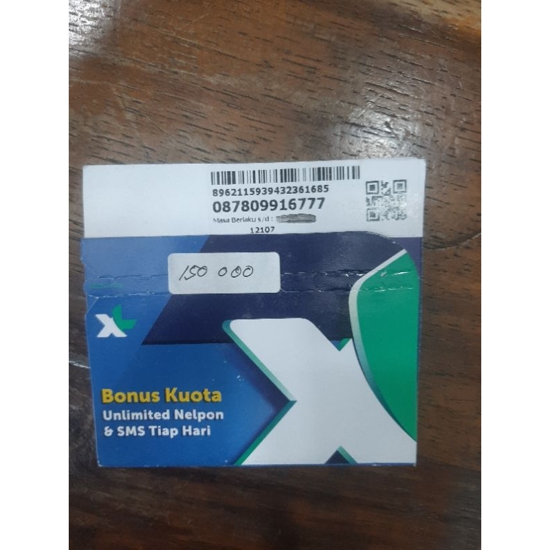 Nomor cantik xl triple 777