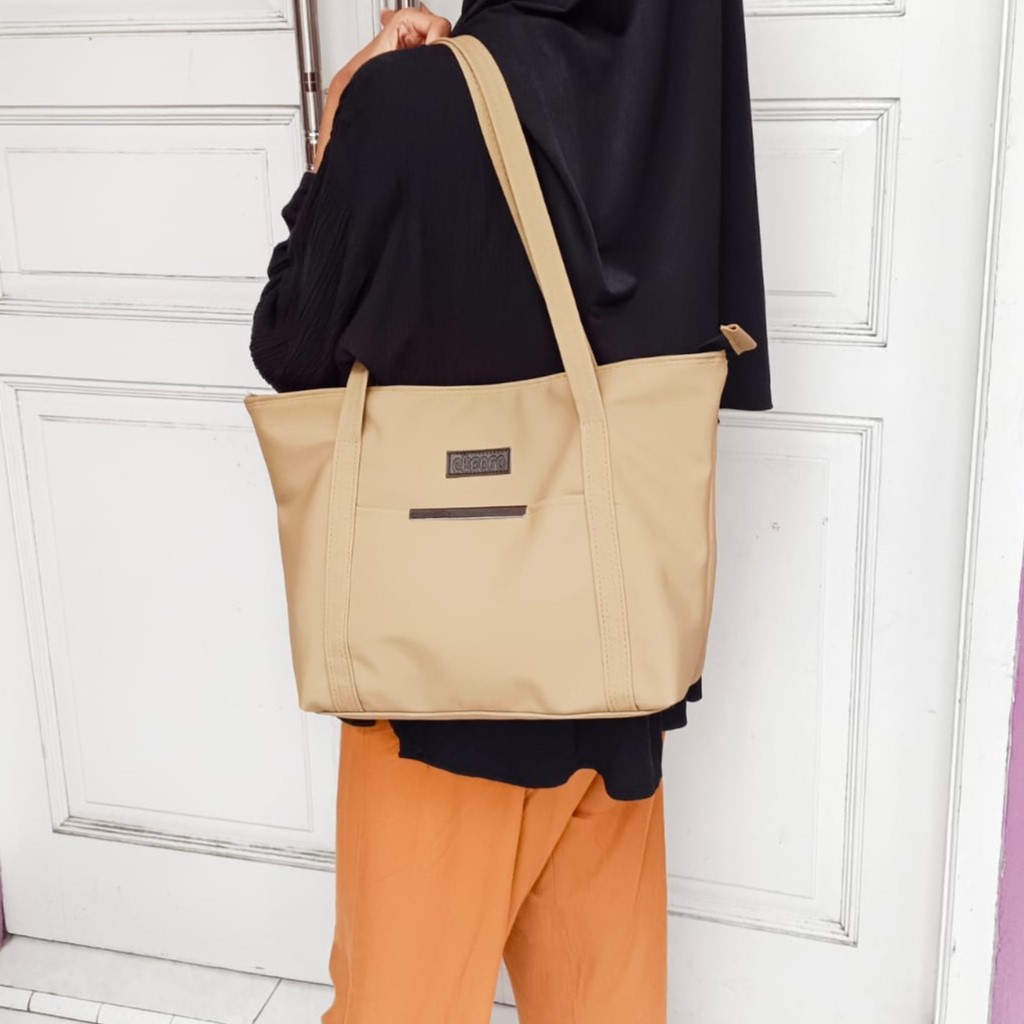 AksaraCandy Totebag Wanita / Tas Bahu Cewek / Tas Kerja / Tas Pengajian