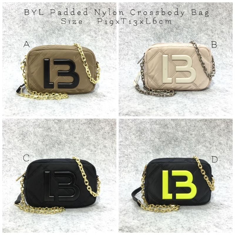 Tas Selempang BYL Padded Nylon Crossbody Bag