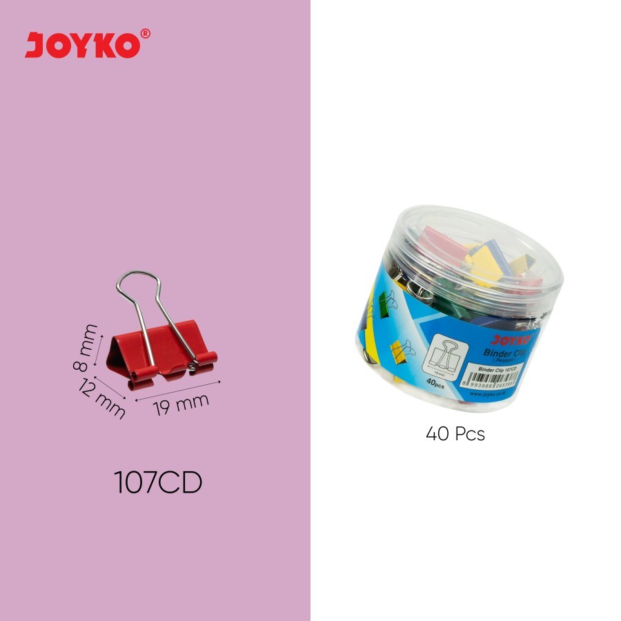 

Joyko Binder Clip / Penjepit Kertas 107CD