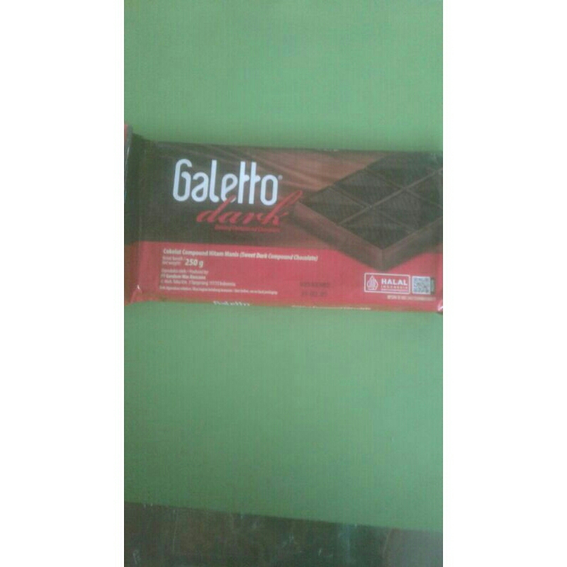 

Cokelat Batang Galetto dark 250g