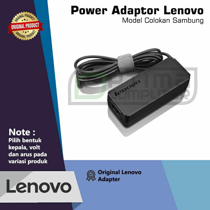 Power Adaptor (Charger) Lenovo Model Colokan Sambung
