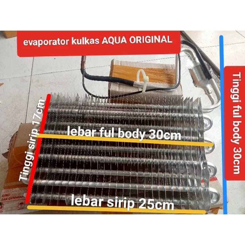 Evaporator kulkas sirip sanyo aqua original