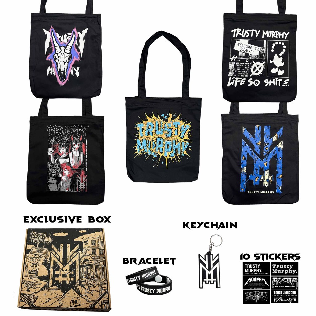 Trusty Murphy | Totebag Black