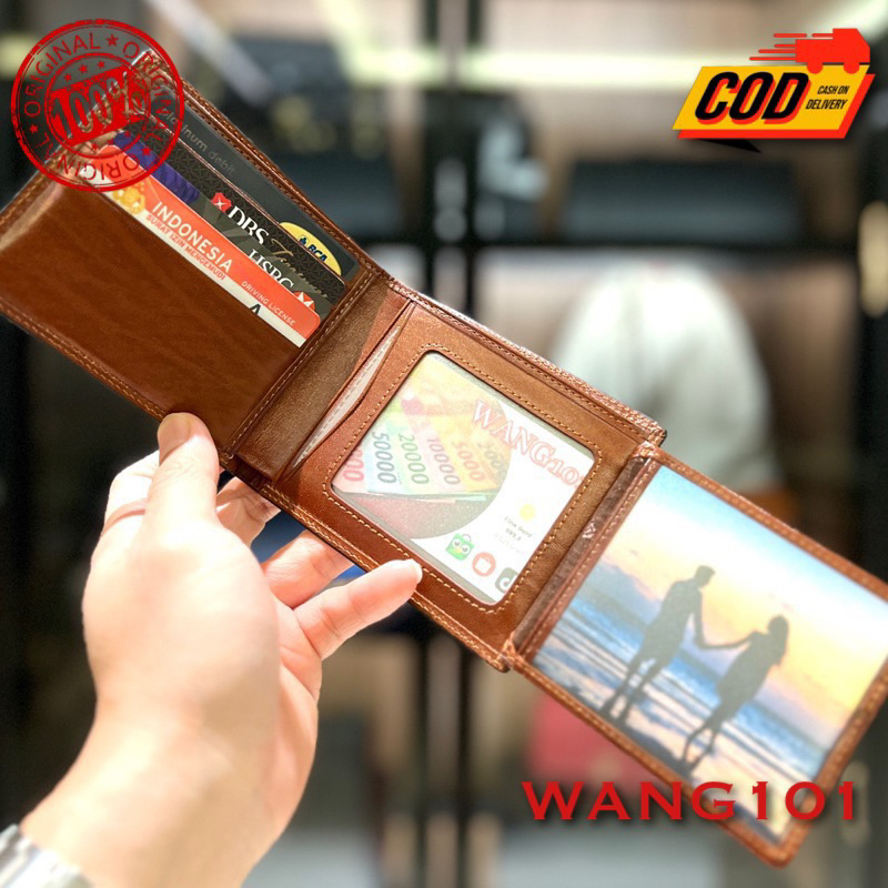 WANG101 -- Dompet Kulit CHECKERS 46N Original - Jaminan Asli atau Uang Kembali