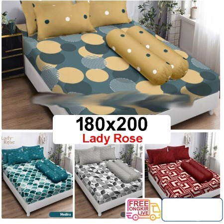IJNC SPREI LADY ROSE 180x200 / LADY ROSE KING / SPRAI LADYROSE KING / LADY ROSE SPREI 180x200