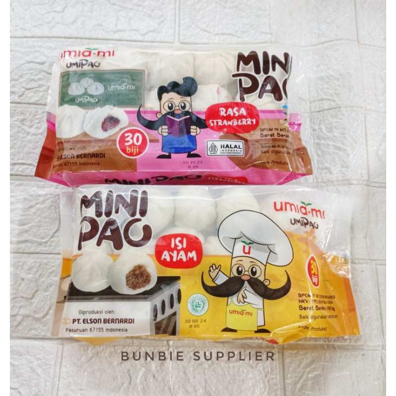 

MINIPAO Umiami ISI 30pcs Rasa Ayam / Strawberry / Cokelat Bapao Mini Umia-mi