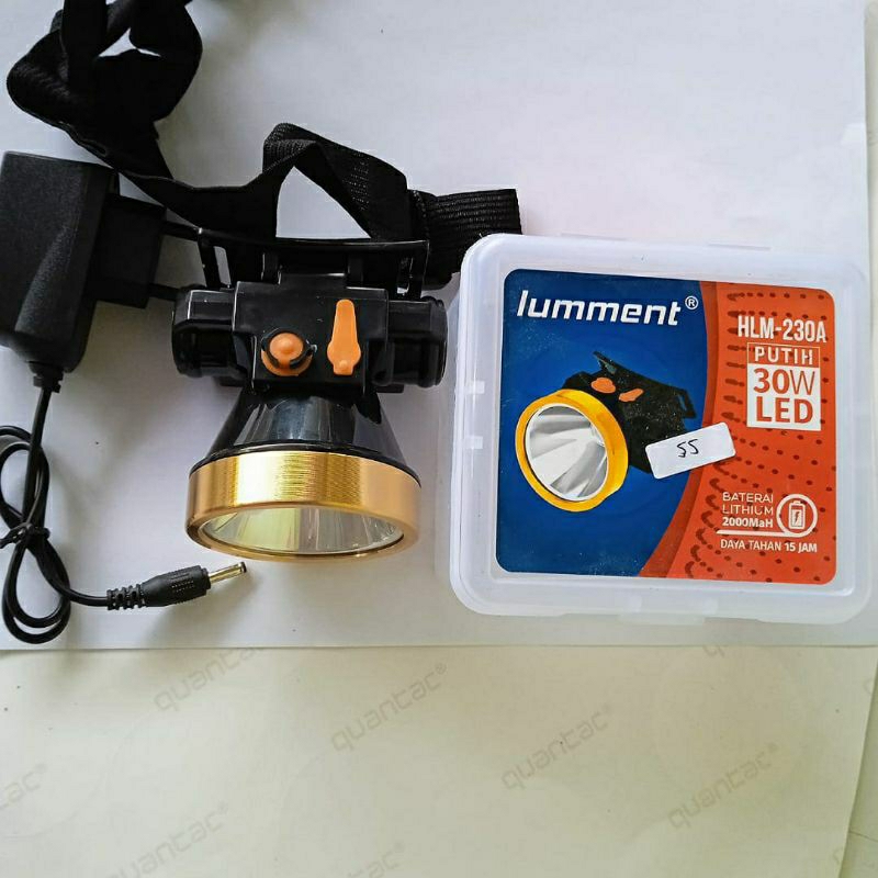 senter kepala lumment hlm30w putih