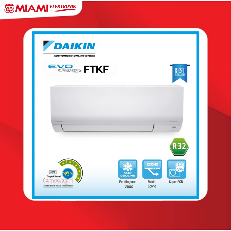 DAIKIN FTKF50AV14 AC SPLIT 2 PK EVO INVERTER