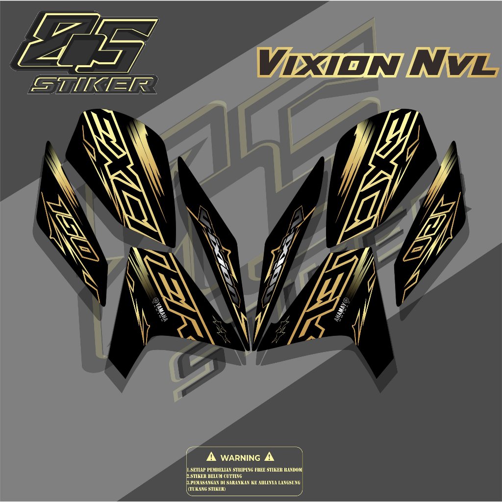 STRIPING VIXION NEW LIGHTING - STRIPING VIXION NVL - VIXION NEW