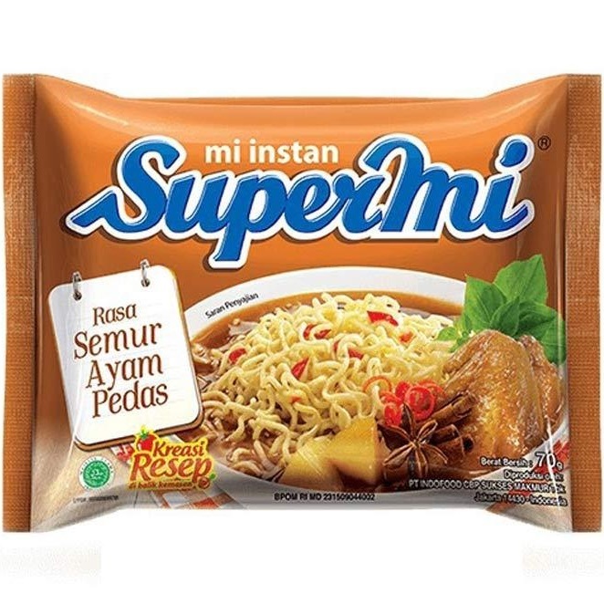 

Supermi Semur Ayam Pedas 70gr