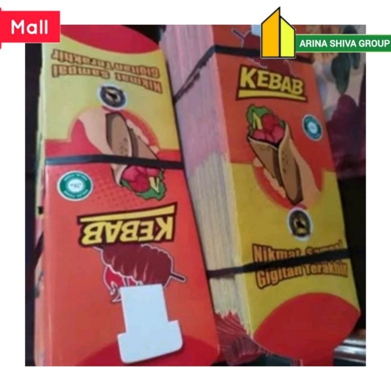 

KERTAS KEBAB TARIKAN BAHAN IVORI PUTIH UKURAN 24 × 9,2 CM HIGH QUALITY TEBAL PRODUK TERBARU | KOTAK KEBAB IVORI PUTIH KEKINIAN | DUS KEBAB VIRAL TIKTOK | KEMASAN KEBAB | BOX KEBAB 1 PCS MURAH | CENTRAL JAYA ABADI | ARINA SHIVA GROUP 8365