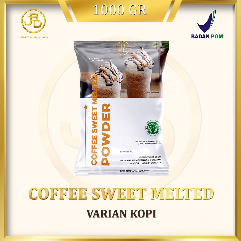 

JBD Bubuk Minuman Premium COFFEE CARAMEL -Jakarta Bubble Drink | BPOM&HALAL