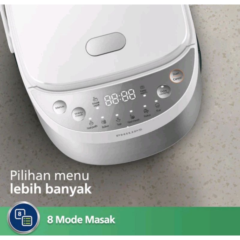 Rice Cooker Digital Penanak Nasi Mini PHILIPS HD3170/33 Mejikom Kecil Magicom HD 3170 Majikom Majico