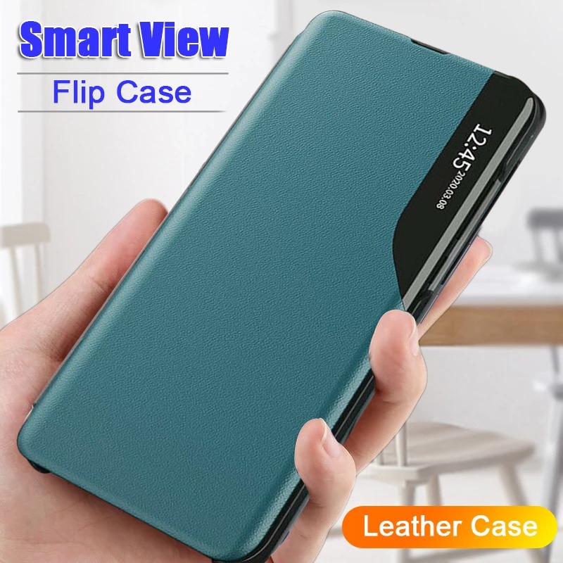 Flip Case Bisa Untuk Infinix Smart 20 Flip Smart Leather SmartView Cover Magnet