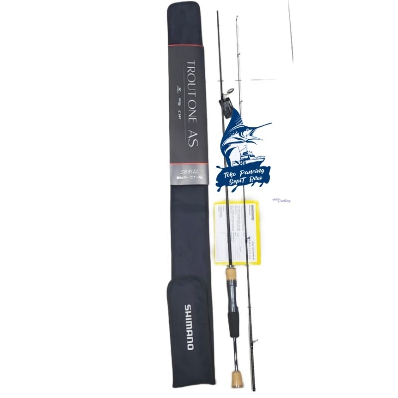 JORAN SHIMANO TROUT ONE AS S63UL 1.5-6LB 189CM NEW 2023 | C14 | HI POWER X | SOFT TUBE TIP | GARANSI
