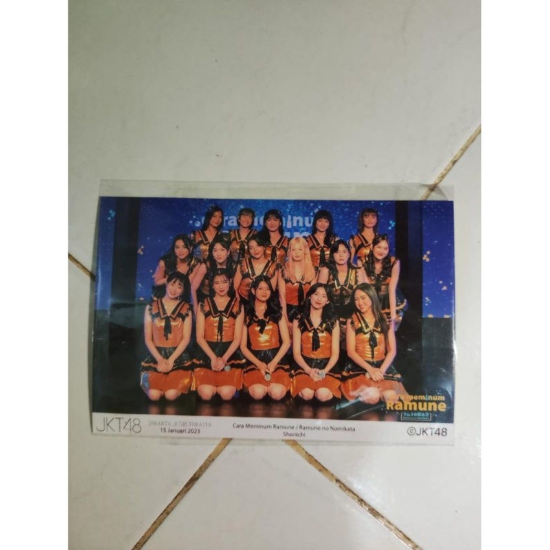 PhotoPack Group Cara Meminum Ramune/Ramune No Nomikata JKT48