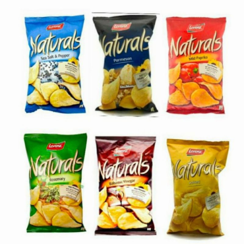 

LORENZ NATURALS POTATO CHIPS 100GRAM