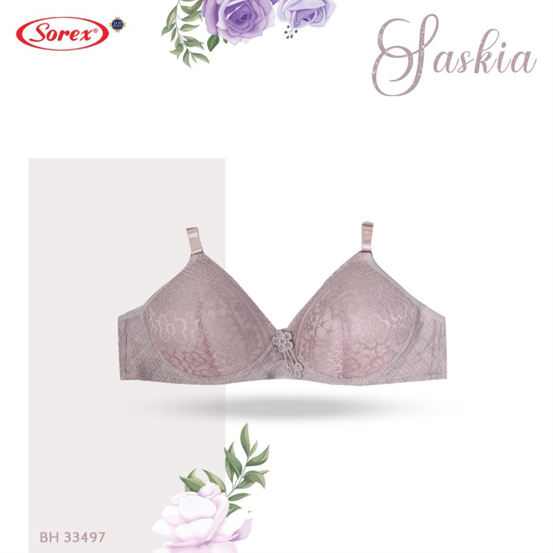 2PCS BRA SOREX CUP A 33497 TERBARU CUP A KAIT 2 NON KAWAT