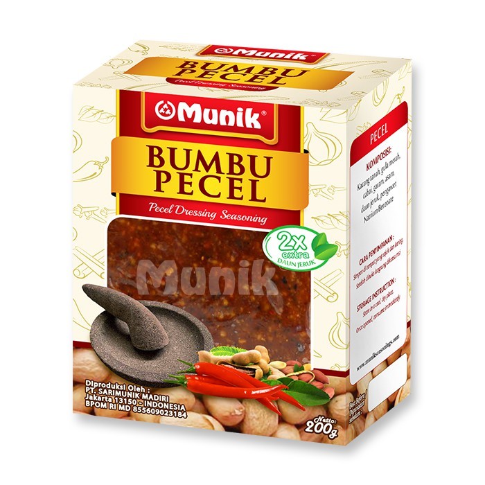 

Ktmstore Bumbu Masak instant Bumbu Munik Pecel 200 Gr Pasti Enak