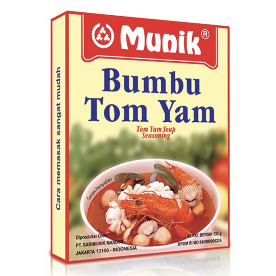 

Tchome Bumbu Masak instant Bumbu Munik Tom Yam 130 Gr Pasti Enak