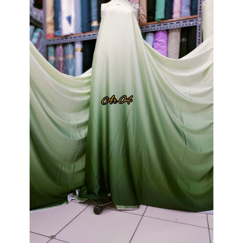 kain/bahan armany silk gradasi ombre
