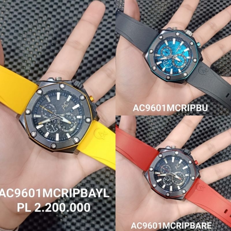 Ac9601 Rubber Strap / Jam Cowok AC 9601 MC